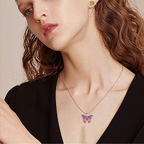 24Pcs Enamel Butterfly Pendant Charms For Jewelry Making Bracelet Necklace Earring Hm488 #TOP5