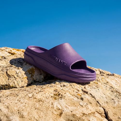 Image of Neeman's Cushers Slides for Men | CushyVerse Cushioned Waterproof Chappal | Arch Support Flip Flops & Sliders | Bounce Back Soft Cushioning Slipper for Daily Use