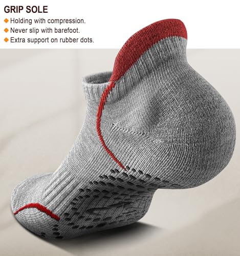 Women Socks,Grip Yoga Socks Anti-slip for Women Barefoot indoor Pilates Ballet Barre Hospital Unisex3