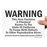 SmartSign-S-4624-PL-10 "California Prop 65" Sign | 7" x 10" Plastic, Black on White