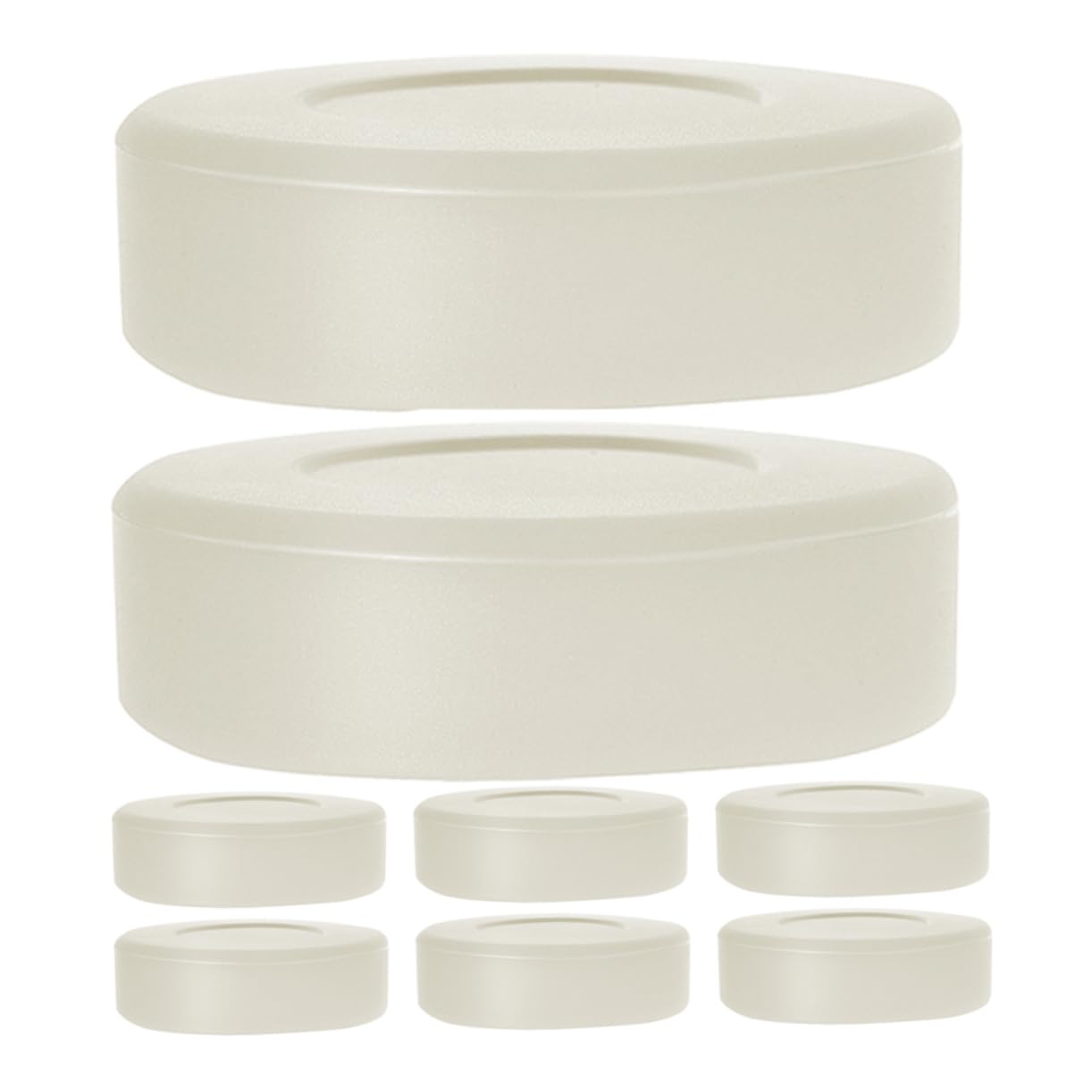 BRIGHTFUFU 8Pcs Glow Dark Hockey Pucks for Indoor and Outdoor Practice Luminous Training Pucks for Adults for Youth Hockey Games and Training Sessions