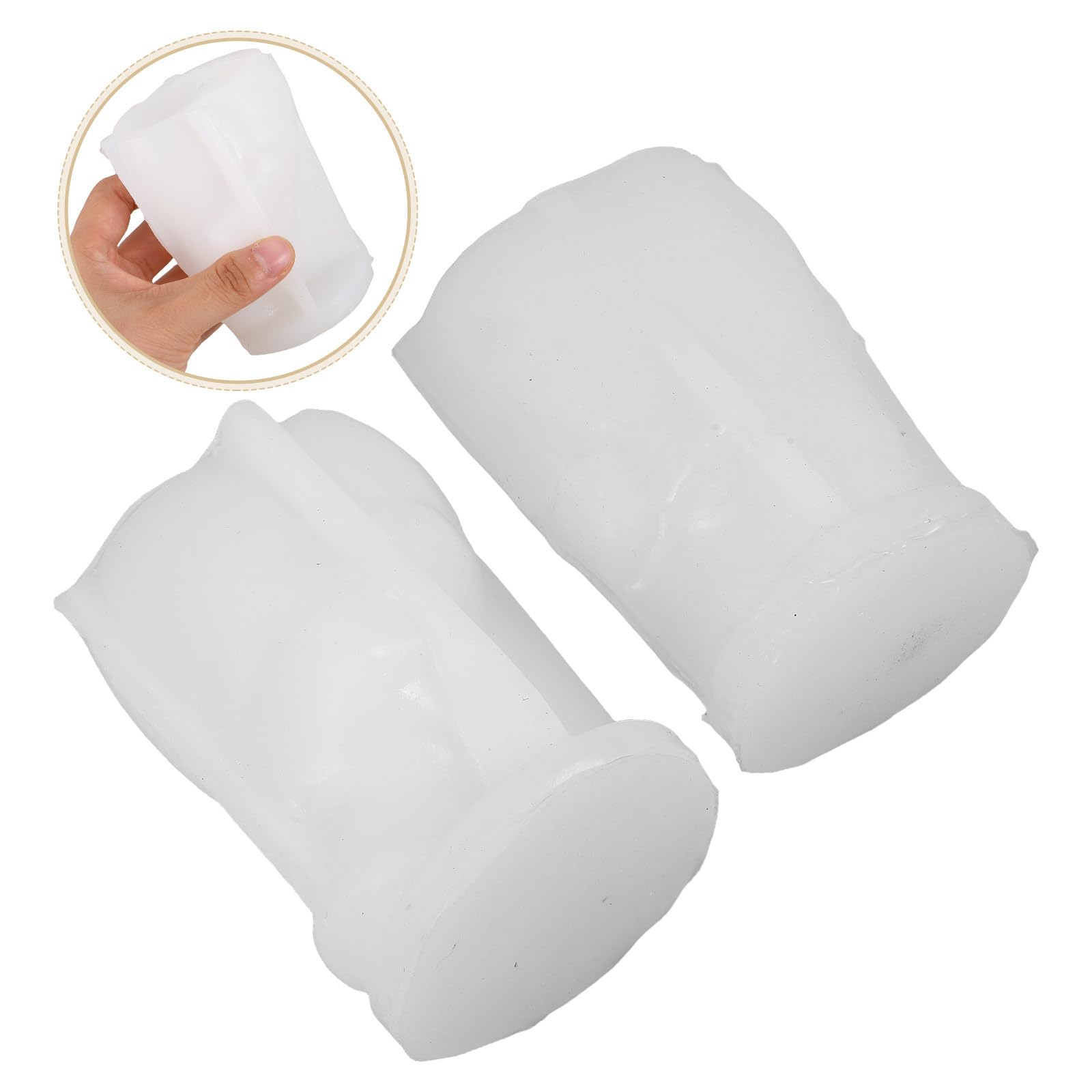 10 Pièces Moule à Bonhomme de Neige de Noël en Silicone,