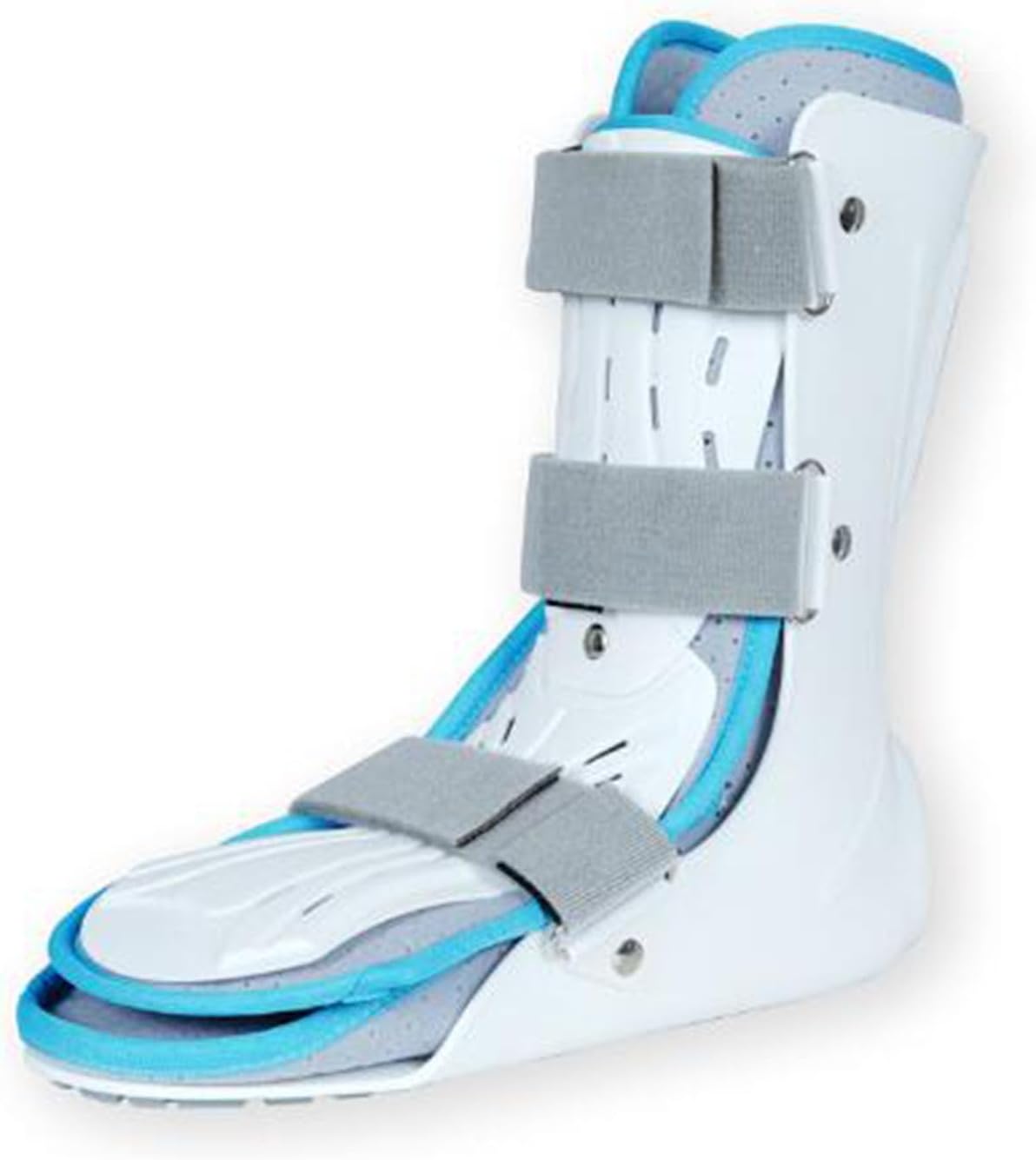 SFKLYU Ankle Foot Orthosis Brace, Adjustable Support with Straps, Ankle Stabilizer Brace for Bone Fixation or Support in Case of Fracture,Right,L