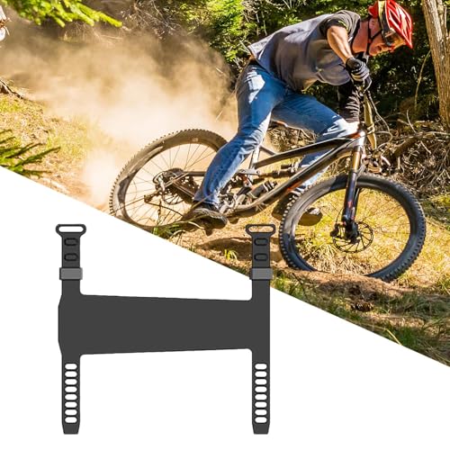 Guardabarros de sillín para bicicleta con funda de silicona elástica para tija 3