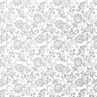 Fablon FAB10134 45 cm x 2 m Roll Heritage, Silver