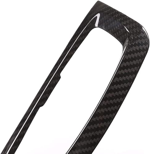 Miniatura 9 de CHEYA Fibra de carbono real para BMW X5 f15 2014-2018 interruptor de faros de coche decoración marco accesorios