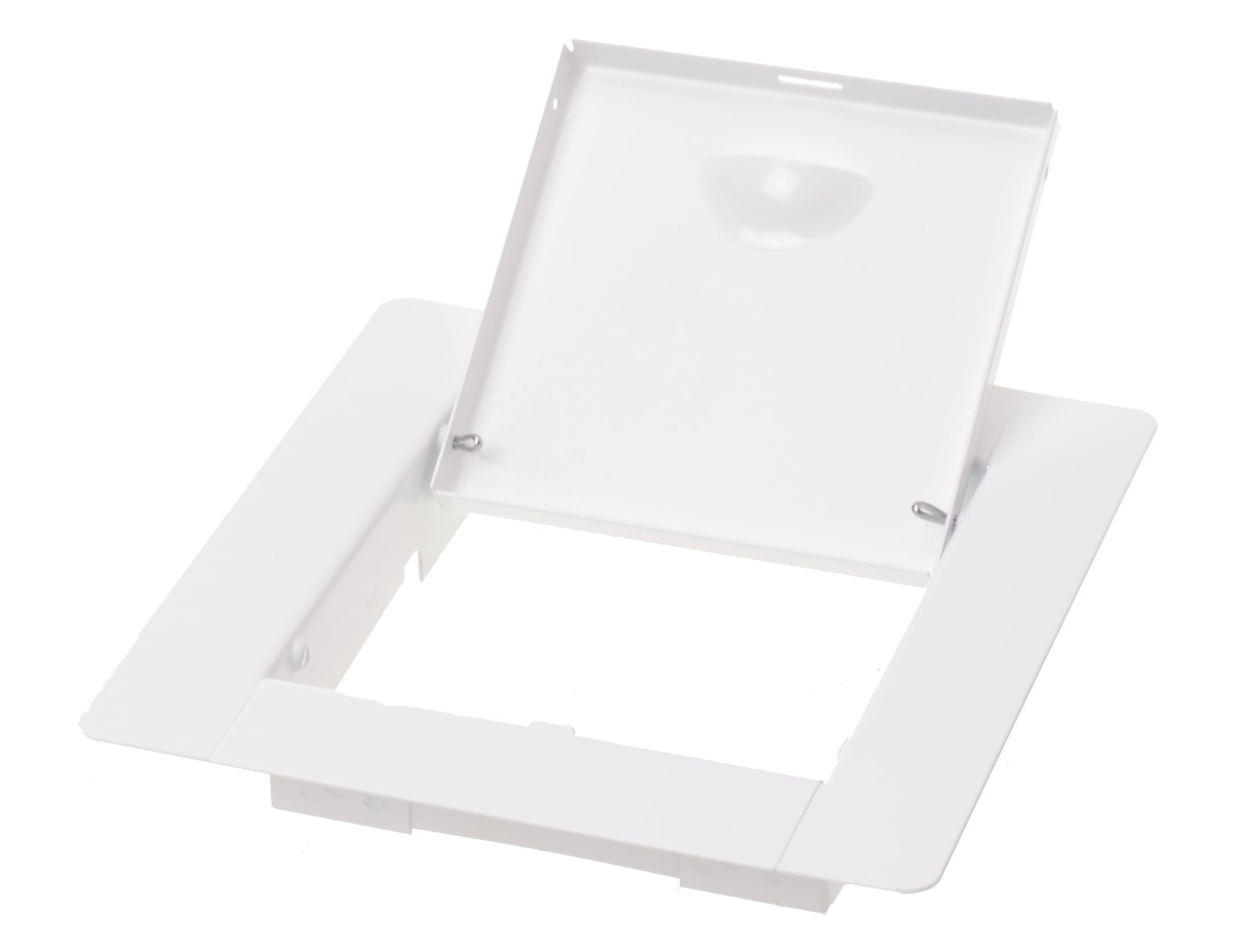 Trappe di Ispezione Bianca – Acciaio Robusto – Chiusura a Pressione (Push-to-Open) – Per Pareti e Soffitti in Cartongesso o Muratura – Accesso a Cavi, Tubi e Vani Tecnici (40 x 60 cm)