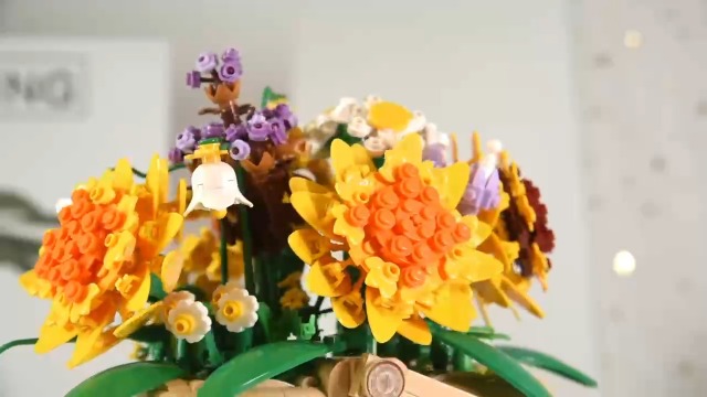 フラワー　フルーツ シリーズ Flower Series 24個 Amazon.com: Allhero Sunflower Flower Bouquet Building Set