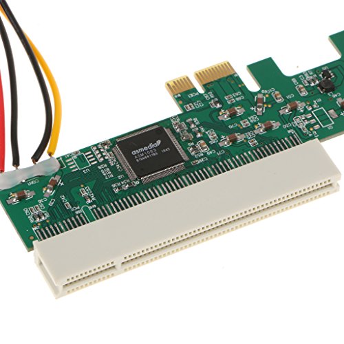 Image of COMBR PCI-Express PCI-E to PCI Bus Riser Card Converter 4 Pin Power Supply Connect Cable