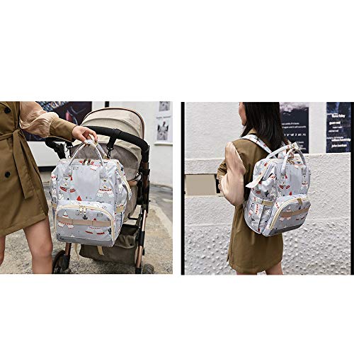 Sac à dos multifonctions couches pour bébés étanche grande capacité - 3