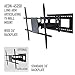 Full Motion TV Wall Mount with 28 inch Extension, Fits 37 to 70 Inch TVs, Installs on 24 or 16 Inch Studs (Aeon 45250 - 42-80 Inch TVs)