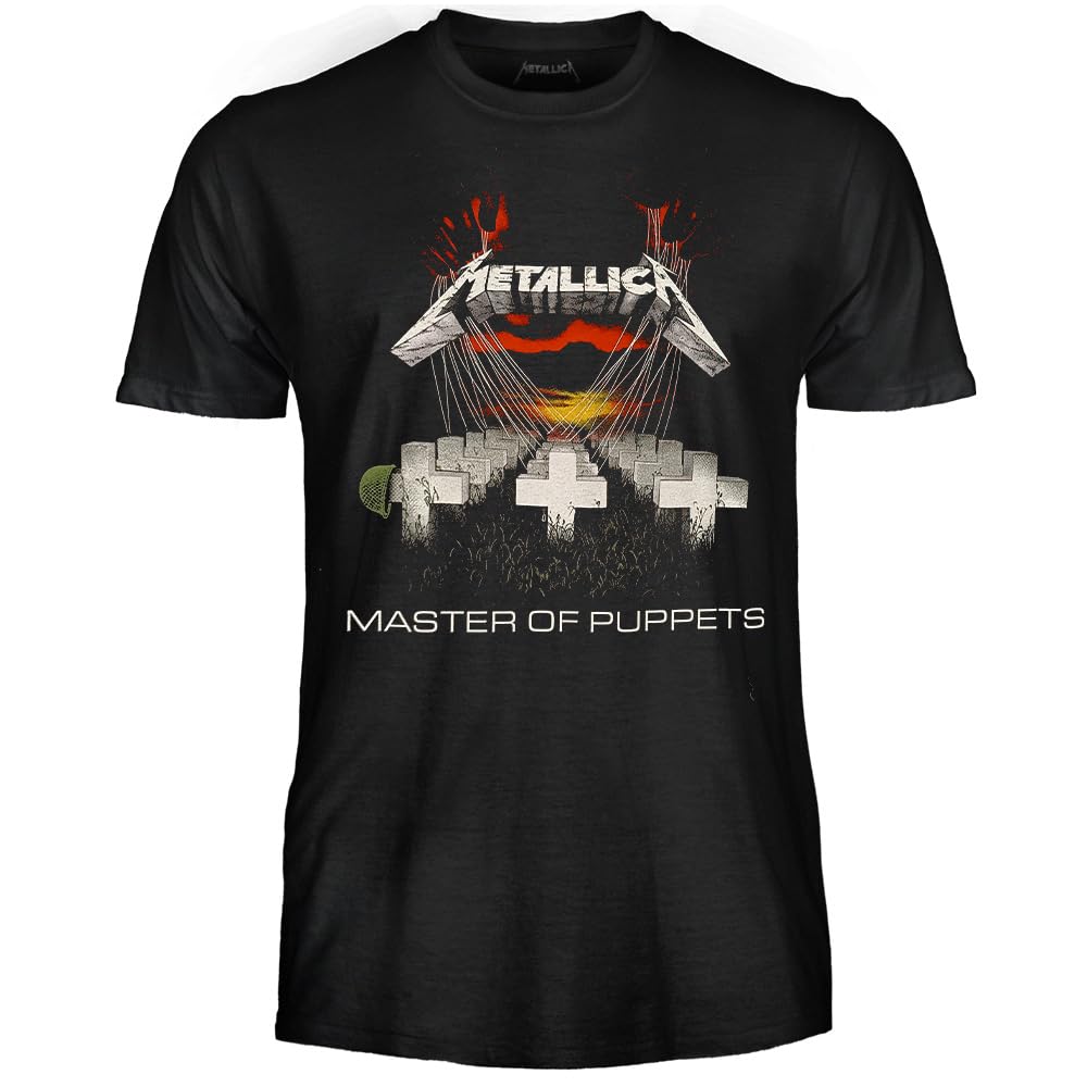 Master of Puppets T-Shirt, Official Rock T-Shirt, Heavy Metal Band, Unisex Adult Child T-Shirt.