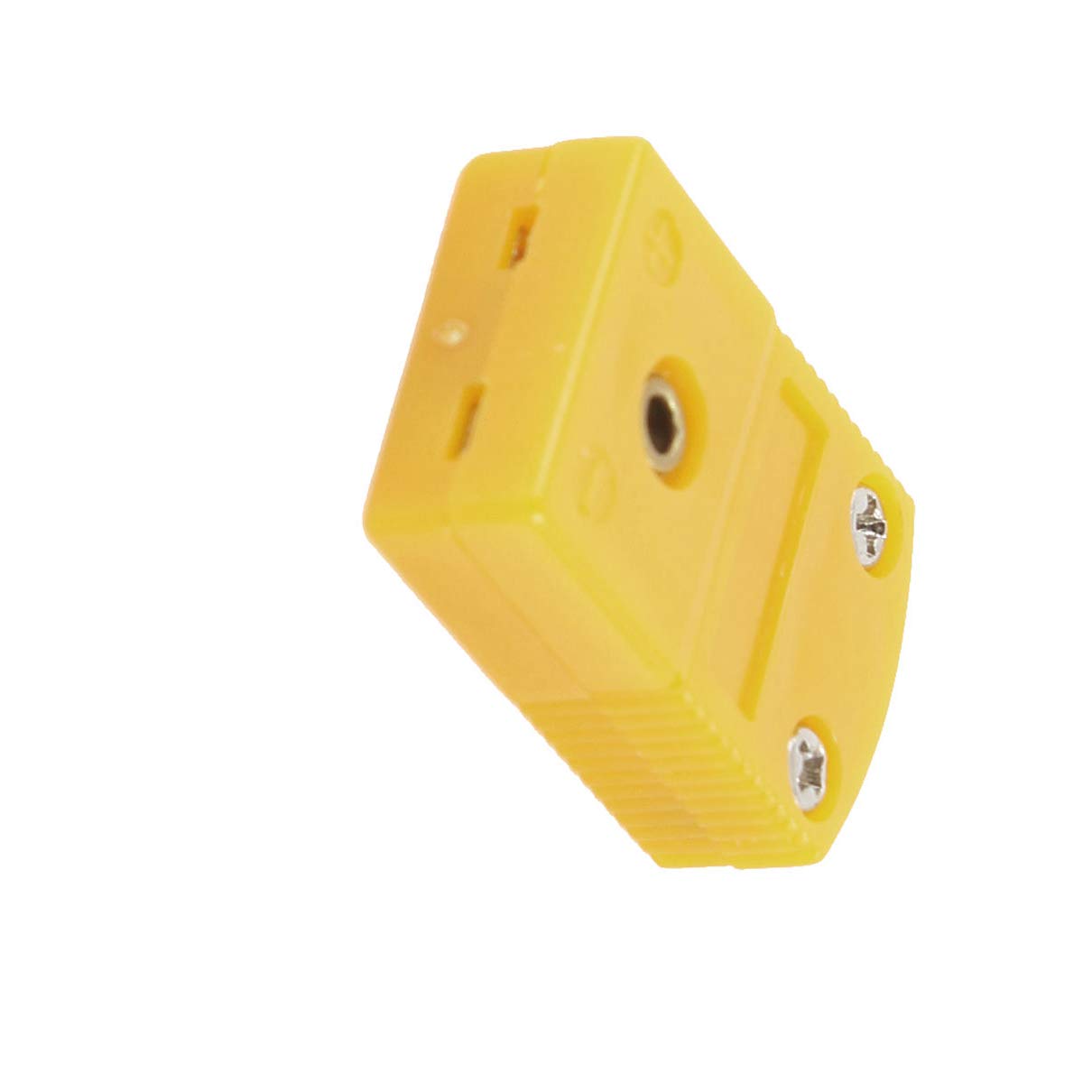 Aexit K Type Pressure & Vacuum Gauges Orange Plastic Shell Female RTD Circuits Combination Pressure & Temperature Gauges Thermocouple Plug