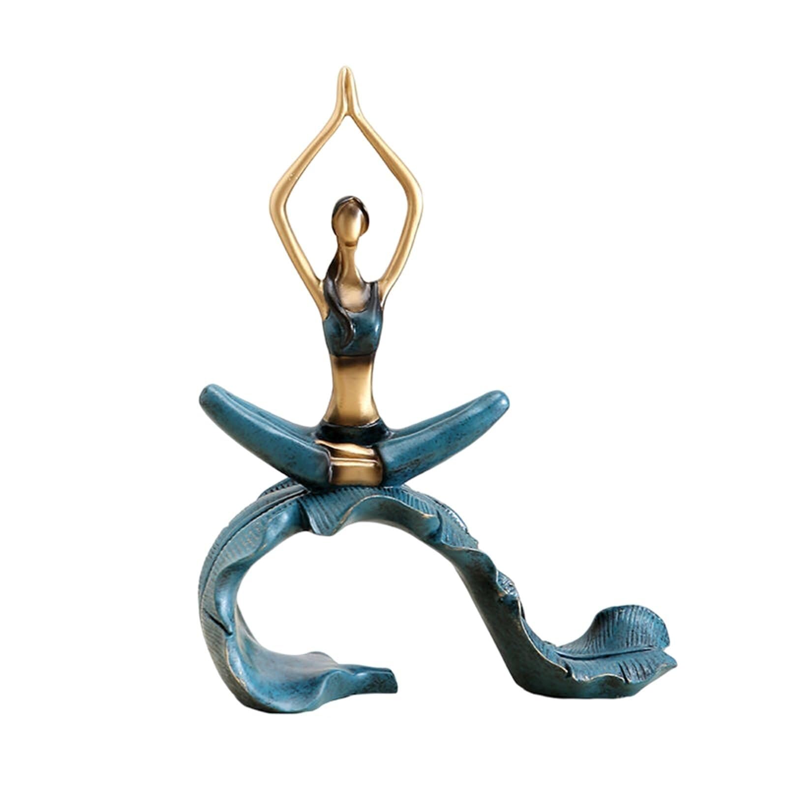 Statue de Fille Yoga : Cadeau Idéal pour Passionnés de Méditation Déco
