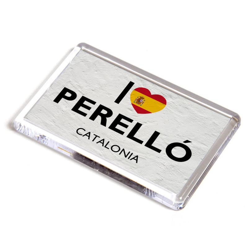 FRIDGE MAGNET - I Love Perello, Catalonia - Spain
