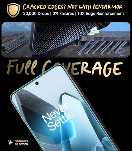 Image of Lensarmor Compatible with OnePlus 11 Flexible Screen Protector (1 Pack) - Clear TPU Film, Fingerprint Unlock Supported, Easy Installation Kit Included, Bubble-Free & Case-Friendly Fit