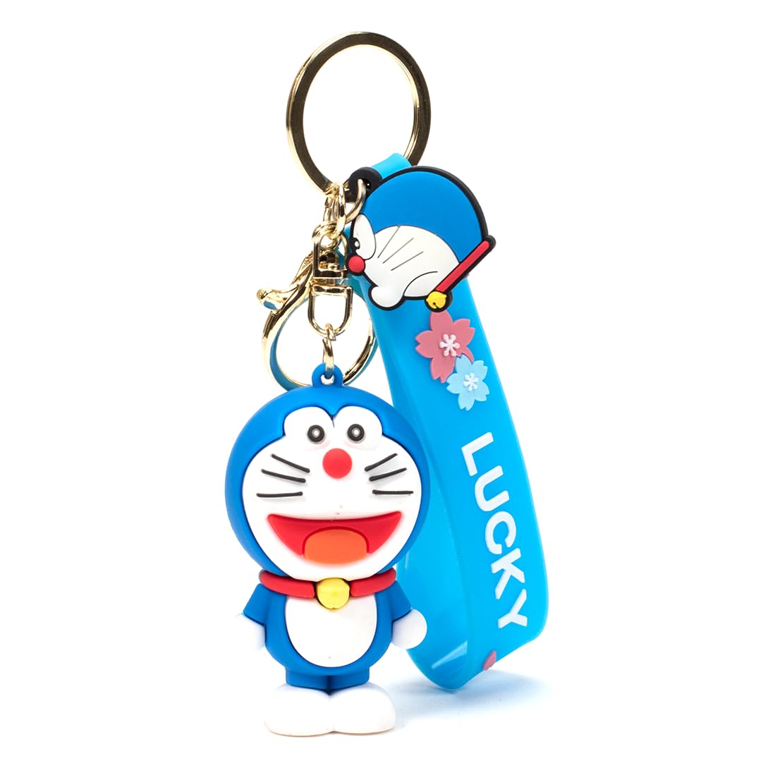 Daiyamondo Premium World Famous Action Super Hero Anime Character Silicone 3D Rubber Keychain Suitable For Bag Charms, Car Key Rings, Bike Keychain, Gifting (Smile Dore,Blue) (B0C9DSL3CR) Amazon Price History, Amazon Price Tracker