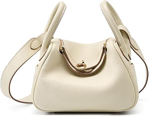 Crossbody Purse for Women,Real Leather Purses Small Shoulder Handbags with Wide Strap