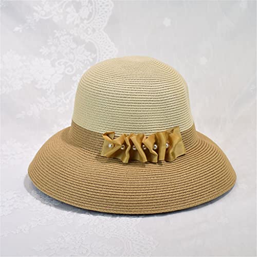 Chapeau de soleil bicolore ZYFSHA avec chapeau à large bord protection visage