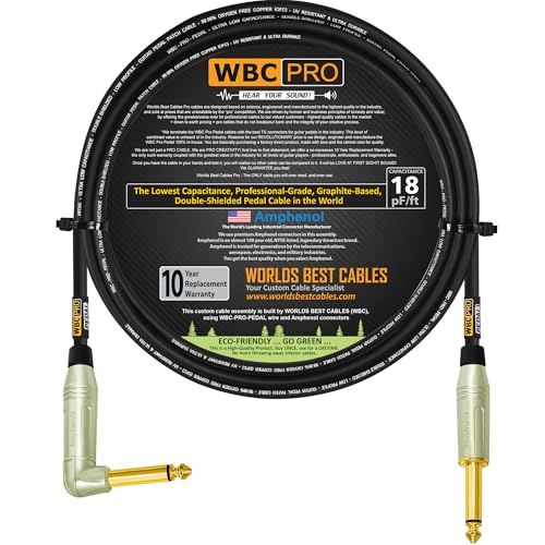 Câble de pédale WBC-PRO compact 18pF/pi pour optimiser votre pedalboard de scène