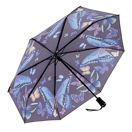 Galleria Moonlight Butterflies Folding Umbrella #TOP1