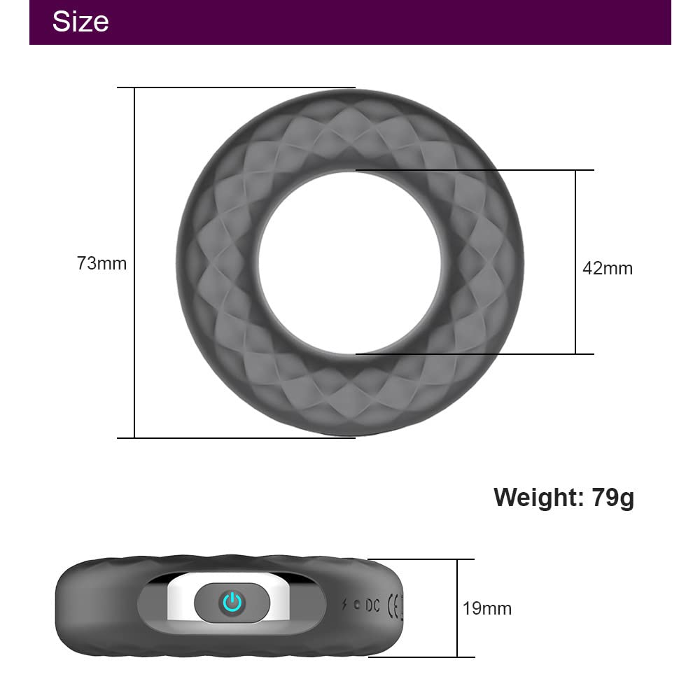 Puissant Silicone superieur Co?-krinGs vibrant Anneau de stimulateurs choses cadeau de voyage etanche adapte au plaisir des femmes Coc?ring Vibrant Anneaux ?enien Homme