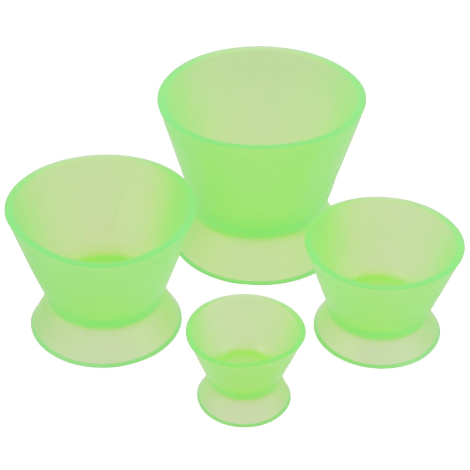 WOONEKY 1Set Silicone Mixing Cups Reusable Lab Mixing Cup for Materials Practical Self Coagulation Oral Cup for Clinics and Laboratories Cups