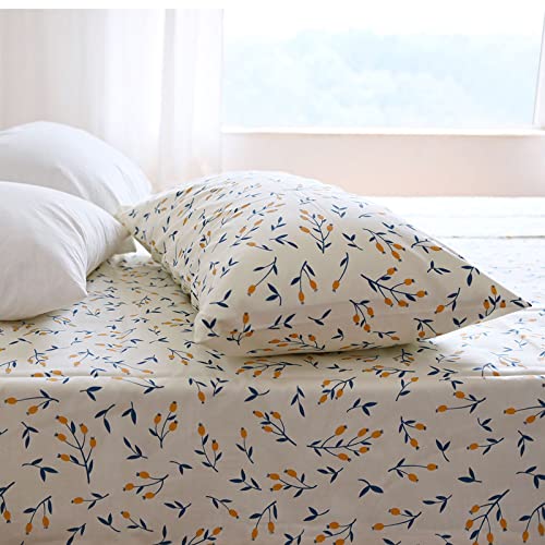 Couvercle de couette 160x210cm en coton imprimé chaud et respirant avec zip - 5