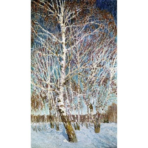 Toile Igor Grabar Fevral'skaia lazur' avec reproduction des couleurs vives durable