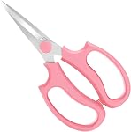 Housolution Pousses florales en acier de qualité supérieure Paille de taille Fruits de fleur Ciseaux de feuille Outil de coupe à la main pour le jardinage des fleurs, rose
