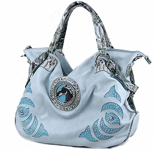 Western Horse Handbag Cowgirl Purse Women Shoulder Bag Tote