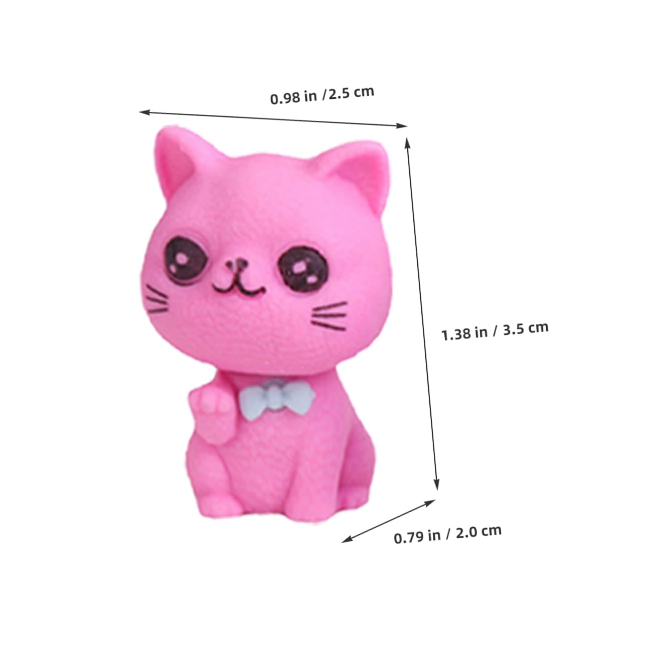 48 Cat Shaped Radiergummis Tpr für Schule, Klasse, Kinder, Dekor