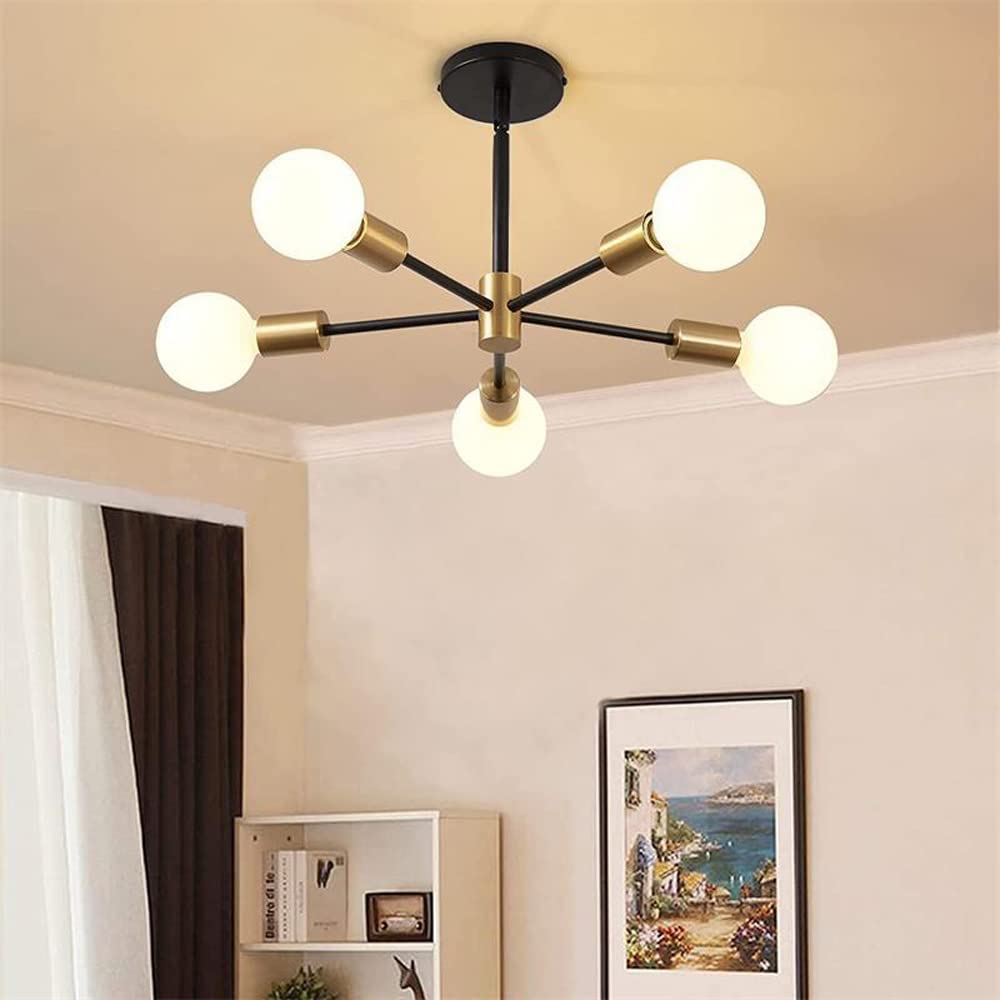 Lustre Spoutnik plafonnier pour illuminer les pièces sombres et moderniser un salon