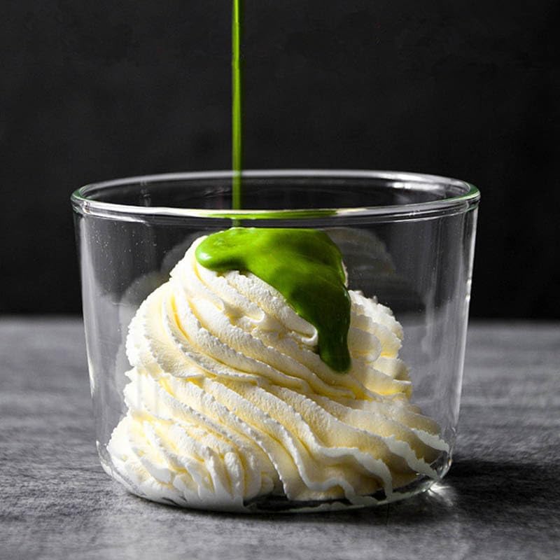 Miniatura 5 de yarlung Paquete de 9 cuencos pequeños de vidrio para postre, taza de crema de 8 onzas, taza de pudín transparente, vasos de degustación, cuencos de