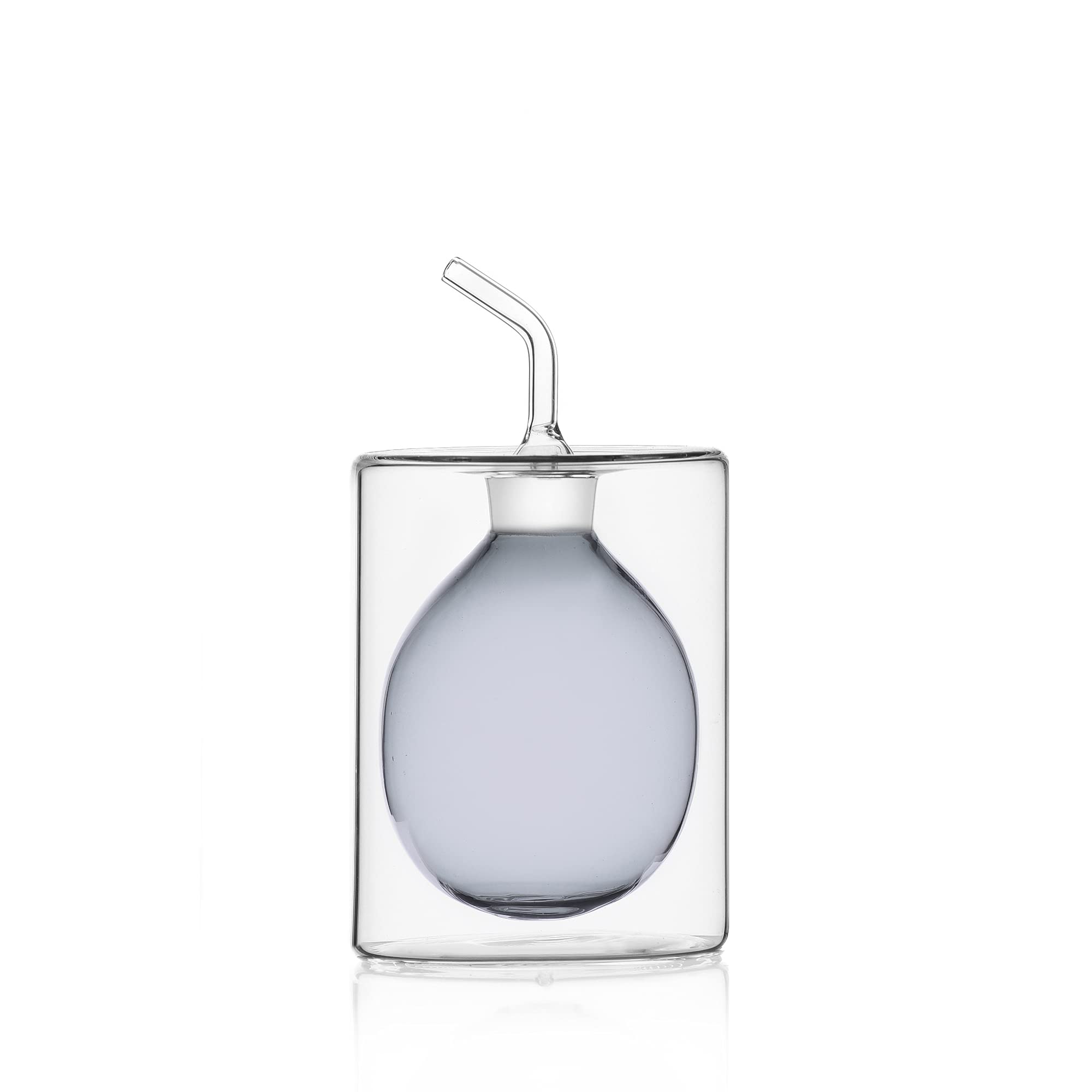 Ichendorf Milano Two-walled oil bottle smoke 150 ml cylinder collection double wall color