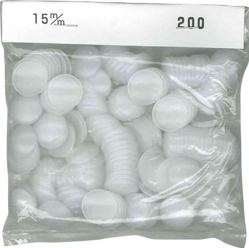 PP covered button 15mm (200 pcs.)