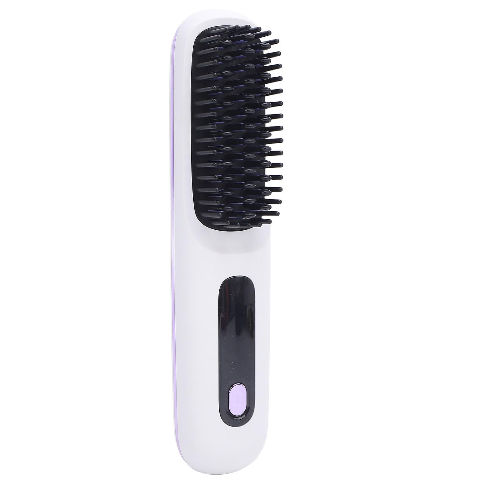 Cordless Hair Straightener Comb Fast Heating Heated Straightening Brush for Home and Travel Use 2000mAh