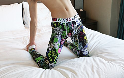 ARCITON Men's Low Rise Leggings Long Johns Thermal Pant US XL/with Tag XXL(Waist: 38"- 40") 3027CKU Mermaid