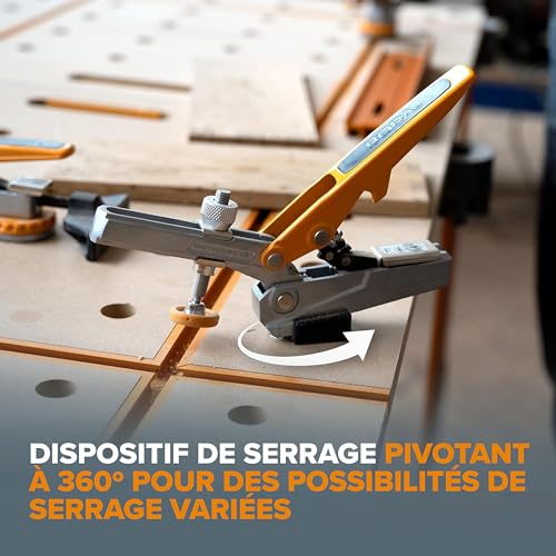 Pince Horizontale Auto-Réglable BORA pour bloquer vos pièces sans effort - 7