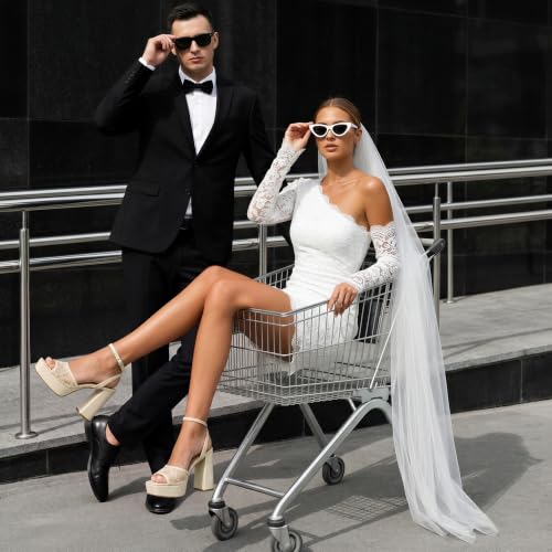 Image of Modatope Platform Heels for Women Chunky Heel Open Toe Ankle Strap Sandals