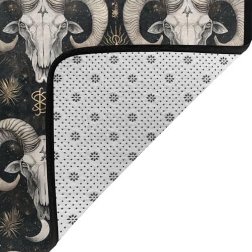 Tapis de salon lavable et antidérapant pour éliminer les taches - 4