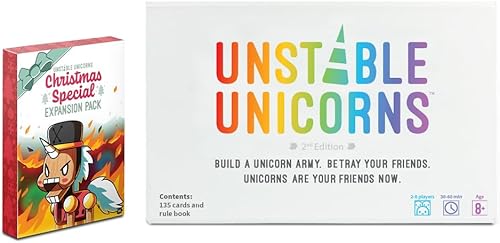 Miniatura 2 de Unstable Games - Paquete de expansión especial de Navidad de unicornios inestables