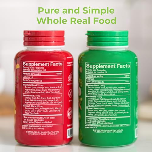Balance-of-Nature-Fruits-and-Veggies-Whole-Food-Supplement-with-Superfood-for-Women-Men-and-Kids-90-Fruit-Capsules-90-Veggie-Capsules