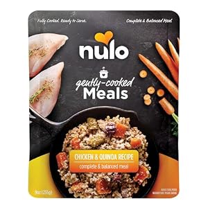 Nulo Gently-Cooked Meals Full and Balanced Grownup Moist Canine Meals, Hen & Quinoa, 9 Ounce, 8 Depend Nulo Gently-Cooked Meals Full and Balanced Grownup Moist Canine Meals, Hen & Quinoa, 9 Ounce, 8 Depend