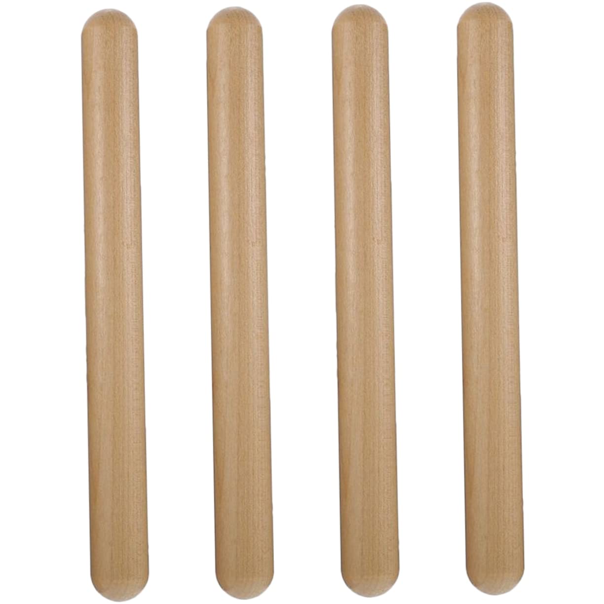 Garneck Wooden Music Toys Rhythm Sticks for Boys and Girls 4pcs Hand Percussion Instruments Set