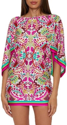 Trina Turk Women’s Monaco Casablanca Tunic, Casual, Beach Cover Ups Trina Turk Women’s Monaco Casablanca Tunic, Casual, Beach Cover Ups