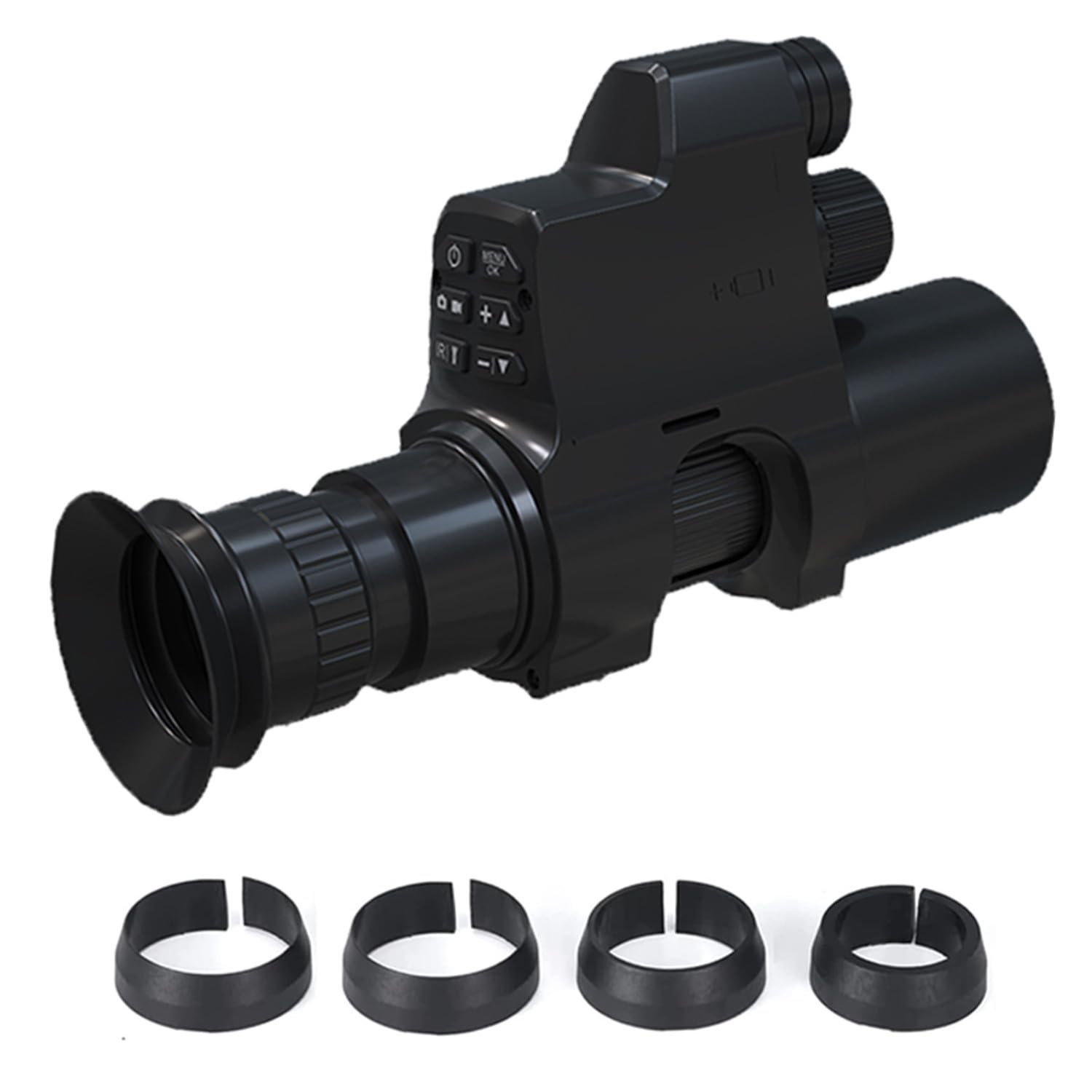 Monocular Telescopio de Visión Nocturna Digital NV4AS Iluminador Infrarrojo con Fotografía y Grabación Vídeo en 1080P para Caza Acampada Vigilancia Exploración
