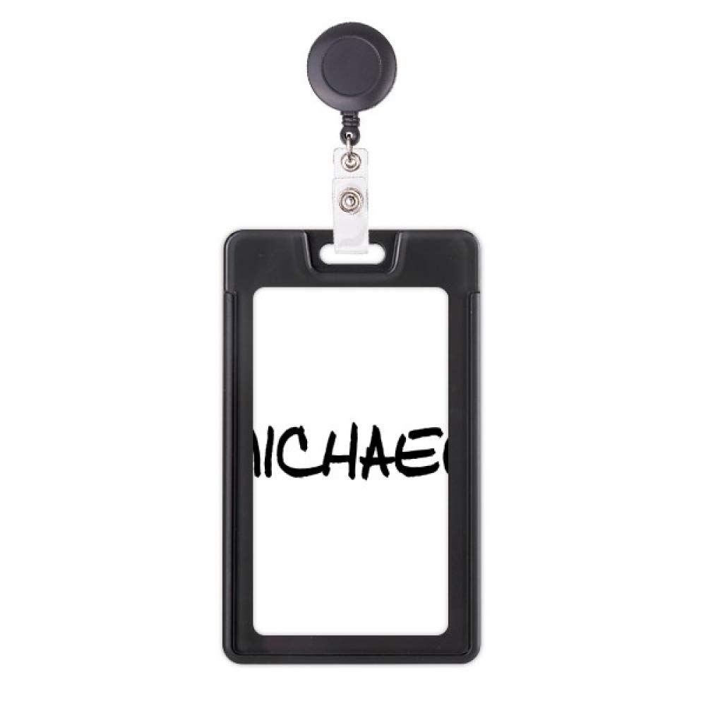 Étui rétractable pour badge Michael personnalisé avec cordon extensible - 5