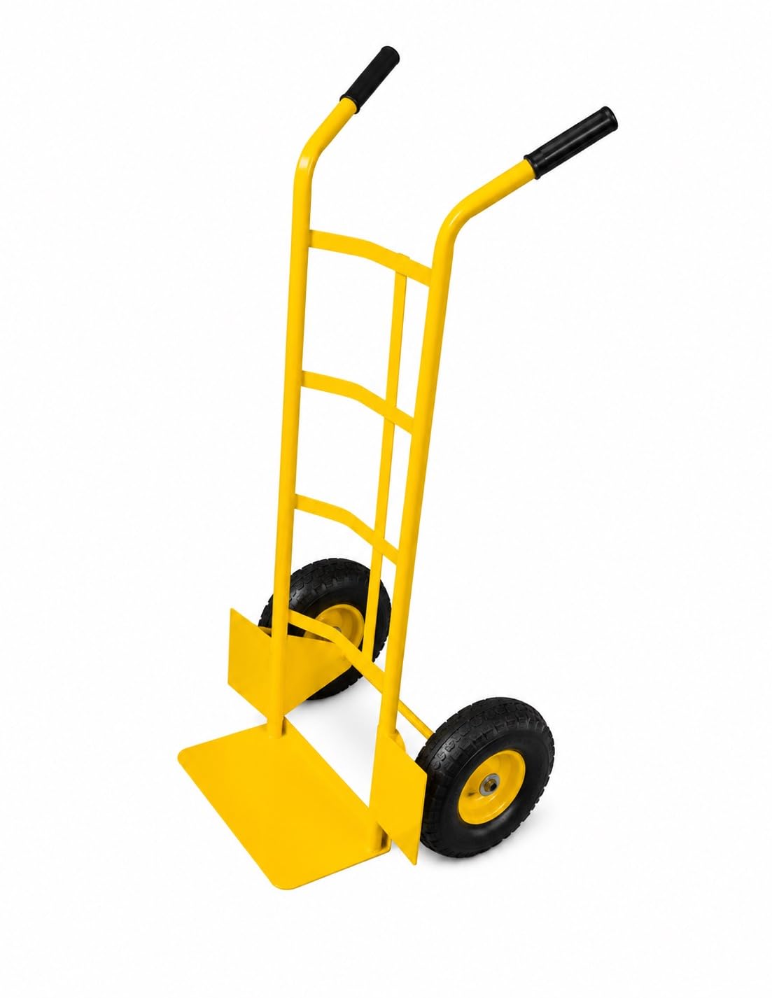 A.M.C. Carrello Portapacchi Pieghevole 200kg Pneumatici Maniglie Ergonomiche Carrellino con Ruote Portatutto Carrelli a Mano Saliscale in Acciaio Trasloco Porta Sacchi Trasporto Carichi Pesanti