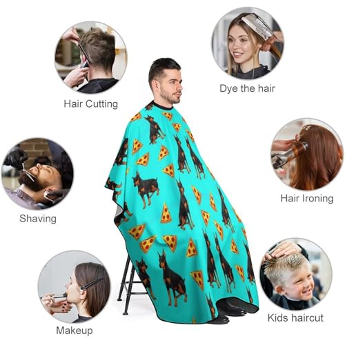 Capa profesional impermeable para peluquería ajustable 55x66 pulgadas miniatura 3